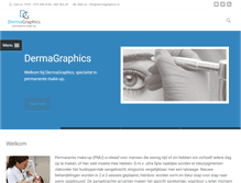 Tablet Screenshot of dermagraphics.nl